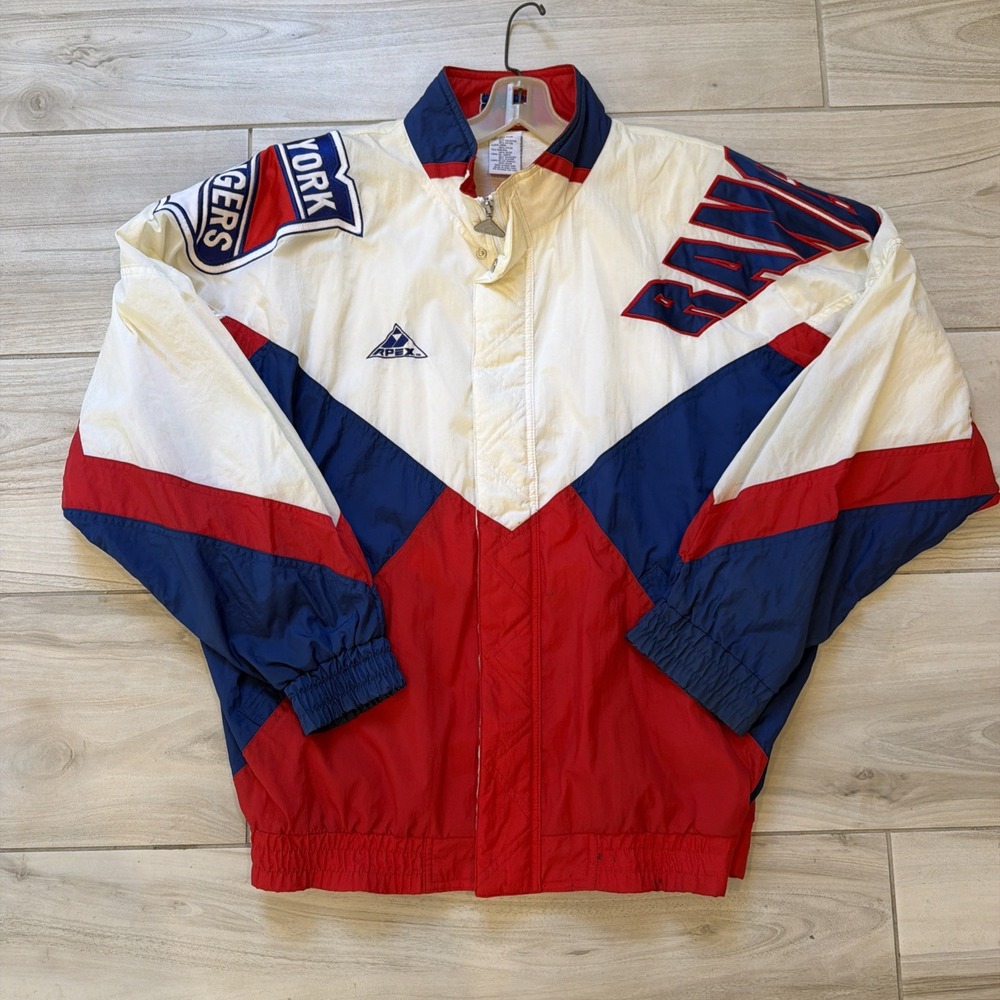 Vintage 1990s New York Rangers Apex One Light Full Zip Jacket XL XLARGE